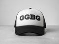 Cappello Trucker GGBG bianco e nero, vista principale