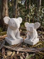 Statuina koala in ambientazione, idea regalo di design da collezione